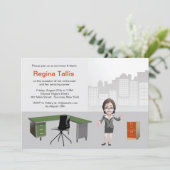 Invitation de partie de retraite de femme (Debout devant)