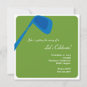 Invitation de partie de retraite de golf - obtenez (Dos)