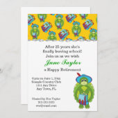 Invitation de partie de retraite de professeurs et (Devant / Derrière)