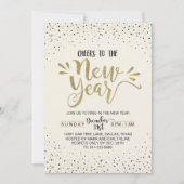 Invitation de partie de réveillon de la Saint (Devant)