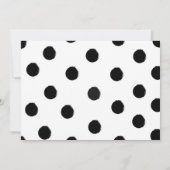 Invitation de partie de réveillon de la Saint (Dos)