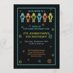 Invitation de partie de robot