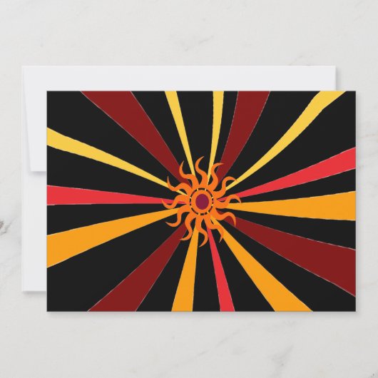 Invitation de partie de solstice d'été (Devant)