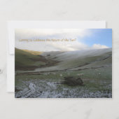 Invitation de partie de solstice d'hiver de (Devant)