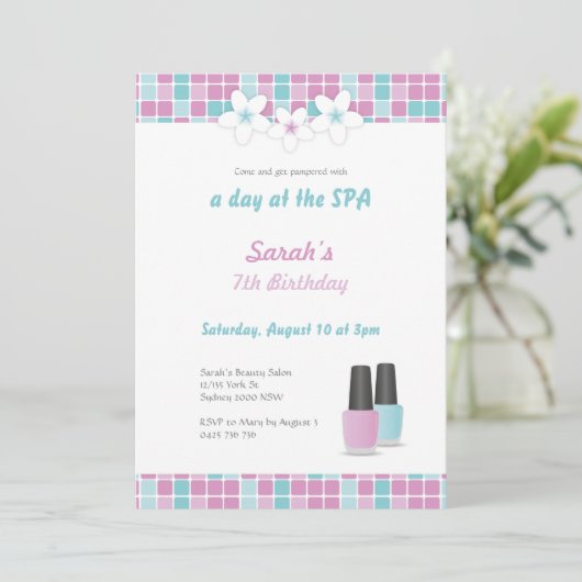 Invitation de partie de SPA (Debout devant)