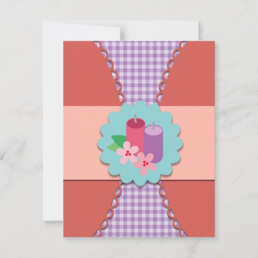 Invitation de partie de spa pour des enfants (Devant)