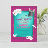 Invitation de partie de spectacle de magie de (Debout devant)