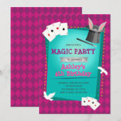 Invitation de partie de spectacle de magie de (Devant / Derrière)