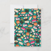 Invitation de partie de sushi (Dos)