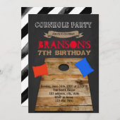 Invitation de partie de trou de maïs (Devant / Derrière)