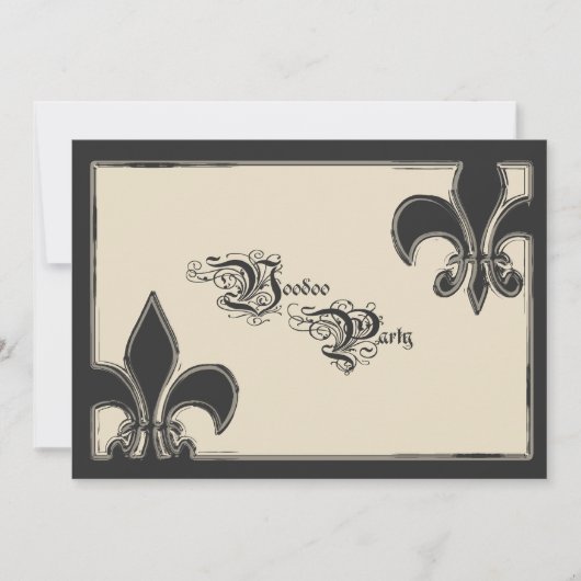 Invitation de partie de vaudou (Devant)