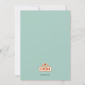 Invitation de partie de vedette de cinéma (Dos)