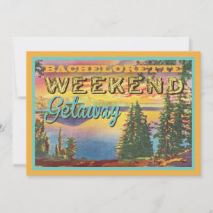 Invitation de partie de week-end de Bachelorette
