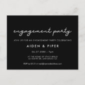 Invitation de partie d'engagement simple (Devant)