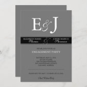 Invitation de partie d'engagement traditionnelle (Devant / Derrière)