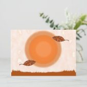 Invitation de partie d'équinoxe d'automne (Debout devant)