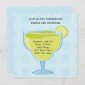 Invitation de partie d'été (Devant / Derrière)