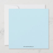 Invitation de partie d'été (Dos)