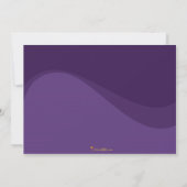 Invitation de partie d'été : Boissons de pourpre (Dos)