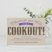 INVITATION DE PARTIE D'ÉTÉ DU BARBECUE %PIPE% (Debout devant)