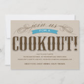 INVITATION DE PARTIE D'ÉTÉ DU BARBECUE %PIPE% (Devant)