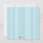 Invitation de partie d'été : Ketmie bleue et (Dos)