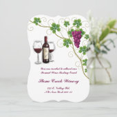 Invitation de partie d'événement d'échantillon de (Debout devant)