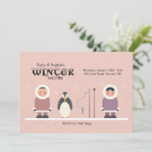 Invitation de partie d'hiver (Debout devant)