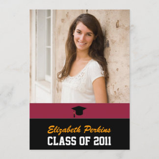 Invitation de partie d'obtention d'un diplôme