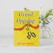 Invitation de partie d'or de lancement d'ouverture (Debout devant)