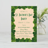 Invitation de partie du jour de St Patrick de (Debout devant)