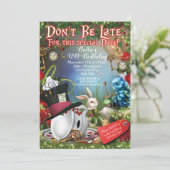 Invitation de partie du pays des merveilles (Debout devant)