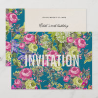 Invitation de partie du style | de liberté de