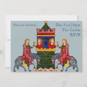 Invitation de partie - Personnalisable (Devant)