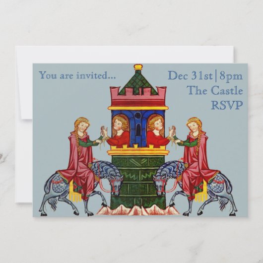 Invitation de partie - Personnalisable (Devant)