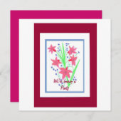 Invitation de partie personnalisable (Devant / Derrière)