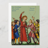 Invitation de partie - personnalisable (Devant / Derrière)