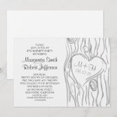 invitation de parties d'engagement moderne dans l' (Devant / Derrière)