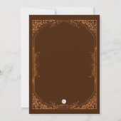 Invitation de party le style de Halloween (Dos)