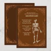 Invitation de party le style de Halloween (Devant / Derrière)