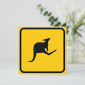 Invitation de passage de Kangaroo (Debout devant)