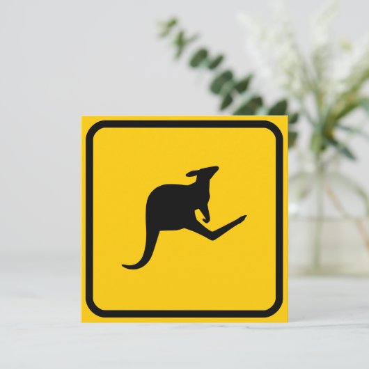 Invitation de passage de Kangaroo (Debout devant)