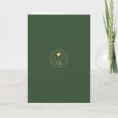 Invitation de passeport de destination de mariage (Dos)