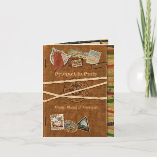Invitation de passeport de Fiesta (Devant)