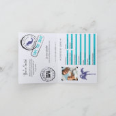 Invitation de passeport mariage à Cancun Mexique (Intérieur)