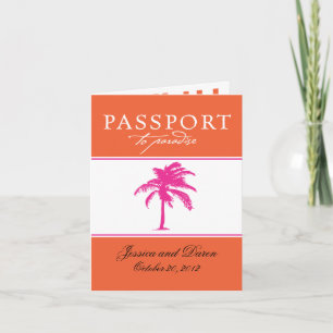 Invitation de passeport mariage au Mexique