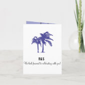 Invitation de passeport mariage en Thaïlande (Dos)