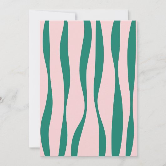 Invitation de pastèque fraîche (Dos)