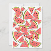 Invitation de pastèque reproduite (Dos)