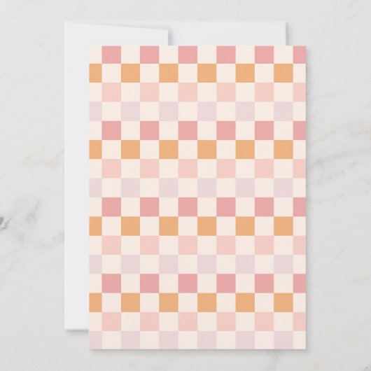 Invitation de patineuse Cool | Cool fille (Dos)